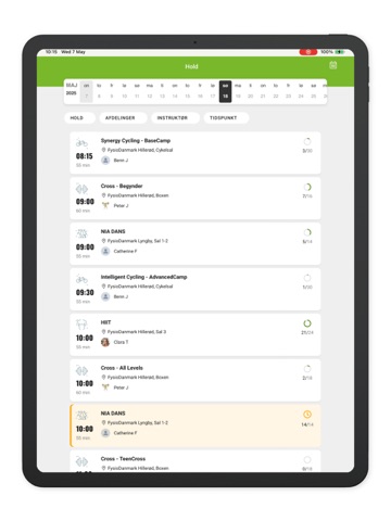 FysioDanmark Nord iPad screenshot