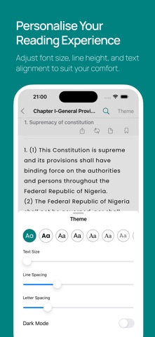 Constitution of Nigeria 1999 screenshot