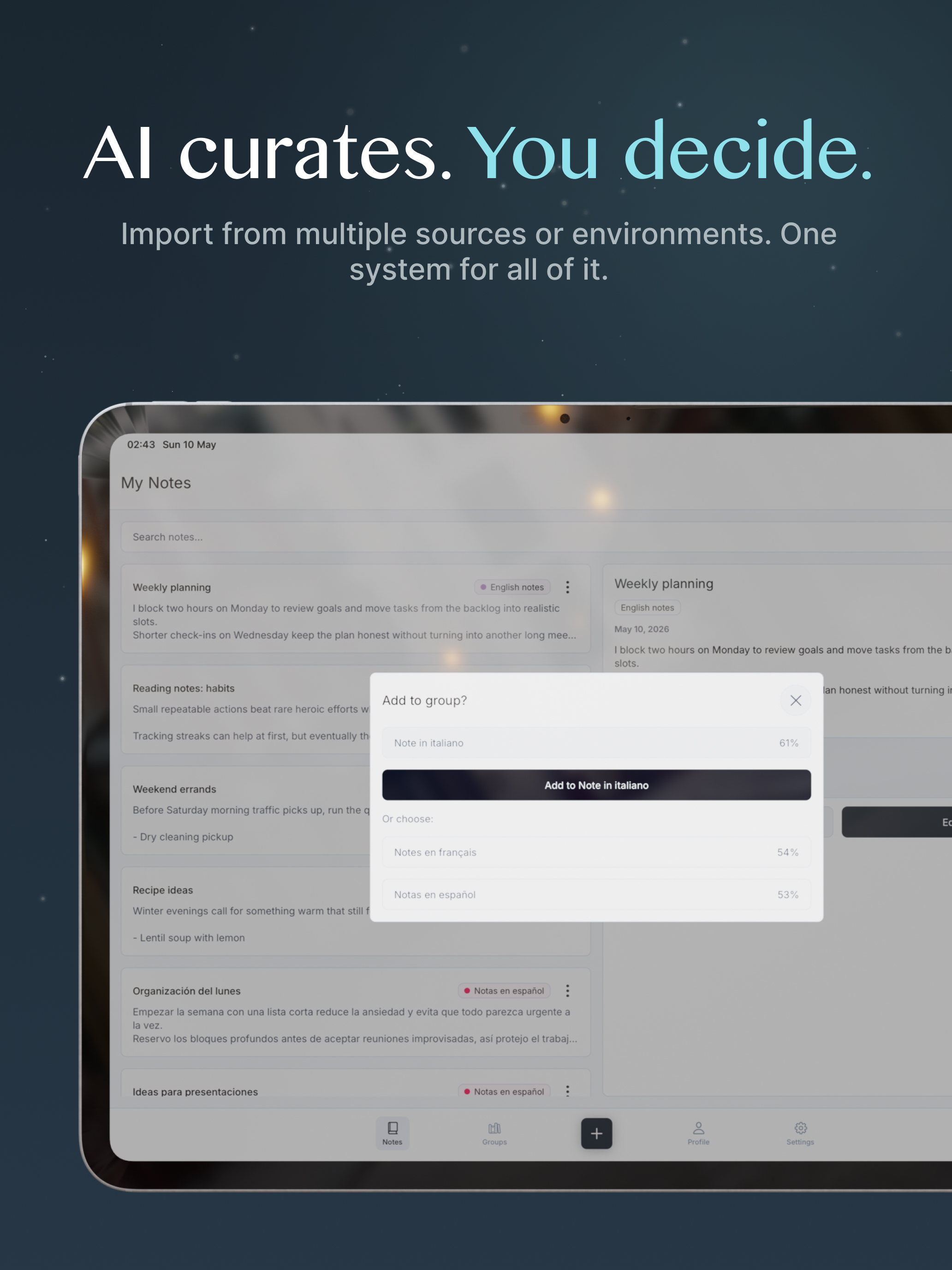 AI Note Taker: Pocket Orbit