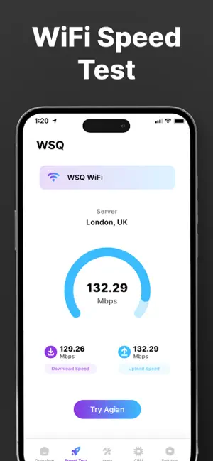 WiFi Speed Test & Scanner: WSQ screenshot 1