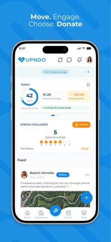 Upndo - Share Your Energy app screenshot