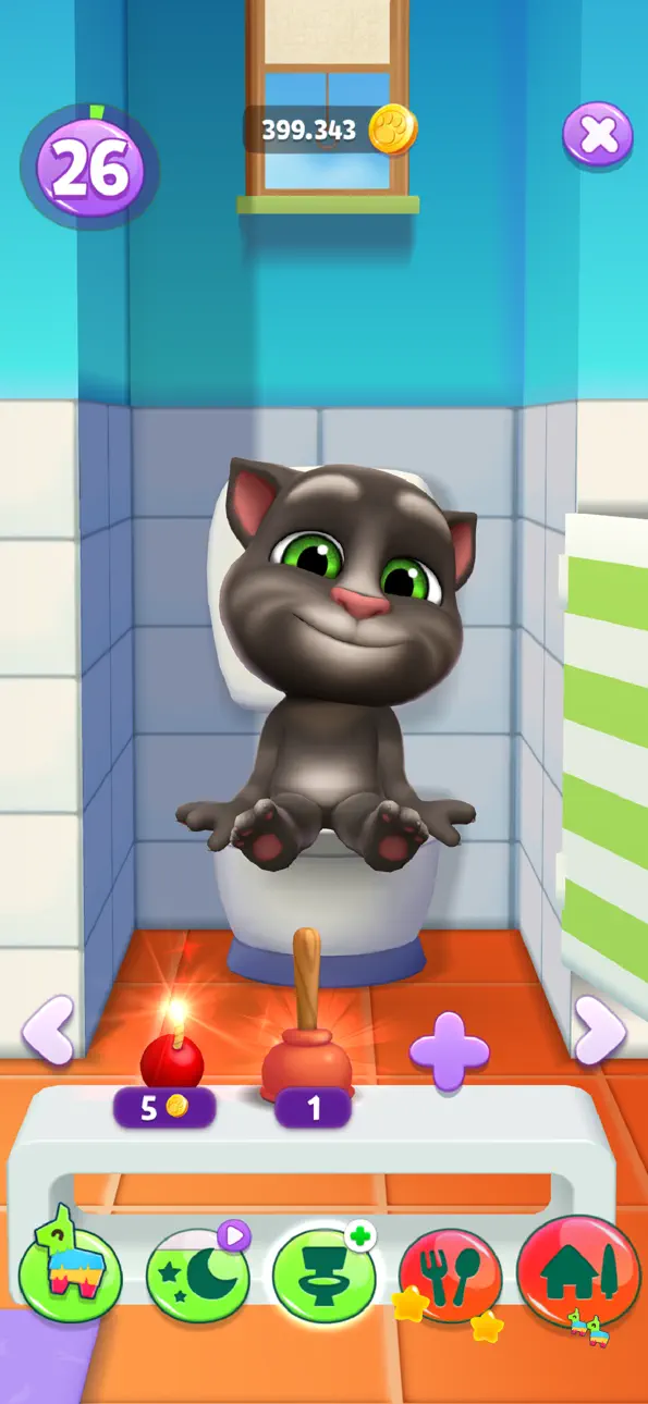 My Talking Tom 2 iOS Mod IPA screenshot 2 - iOS game interface