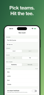 Golf Scramble Scorecard screenshot 2