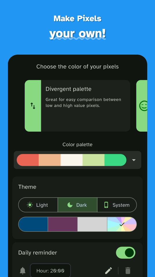 #6. Mood Tracker by Pixels (iOS) Podle: Teo Vogel