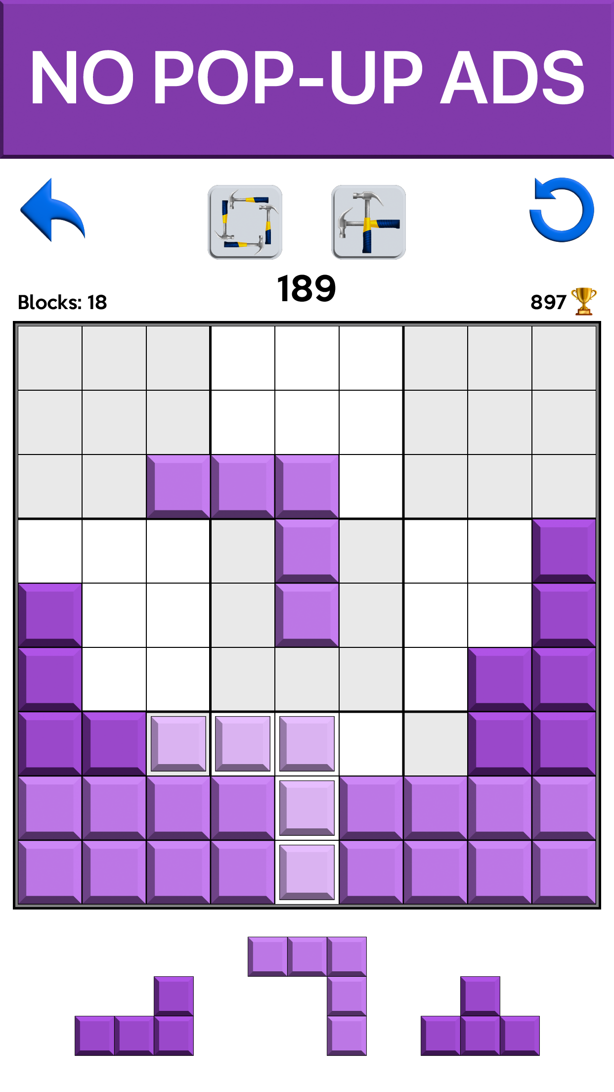 Sudoku Blocks, Tetra