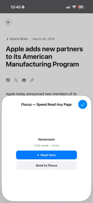 Flocus - Speed Reader screenshot 4