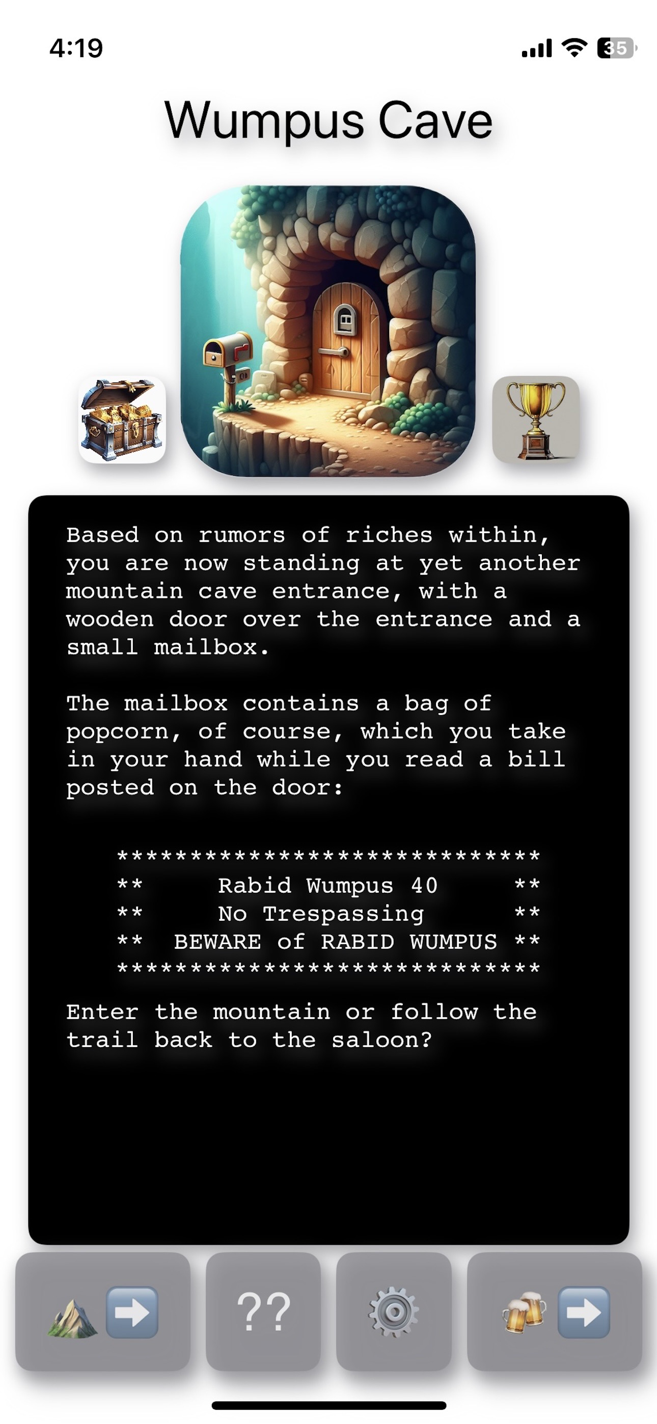 Wumpus Cave