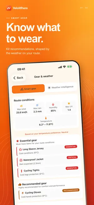 VeloWhere screenshot 1