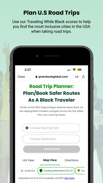 Green Book Global: Trip Safety Screenshot
