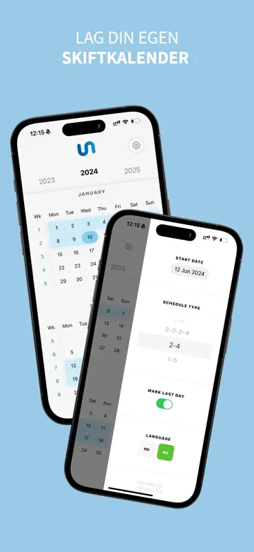 Skiftkalender screenshot 3 of 4