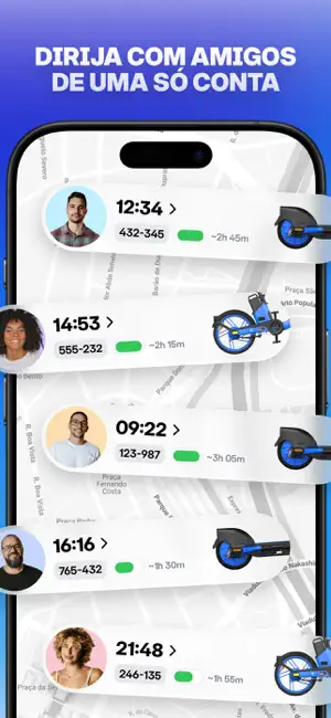 Go JET Alugar E-Bikes Scooters iPhone screenshot 4