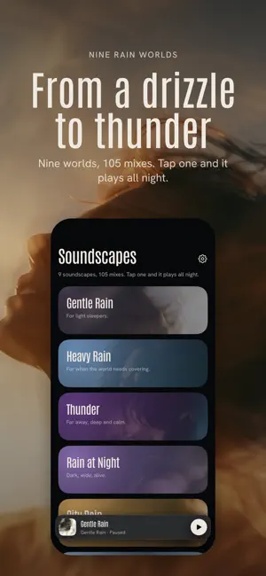 Tropf: Rain Sounds for Sleep screenshot 2