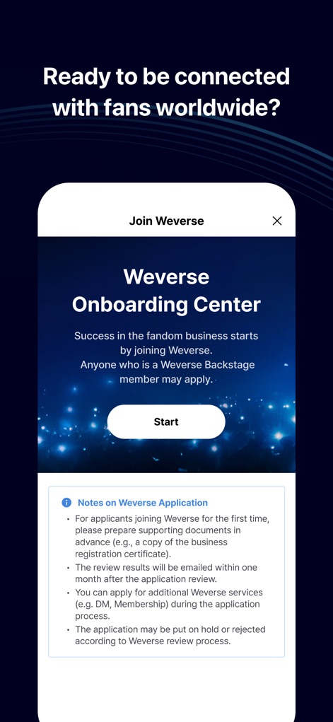 Weverse Backstage - Business App | MWM