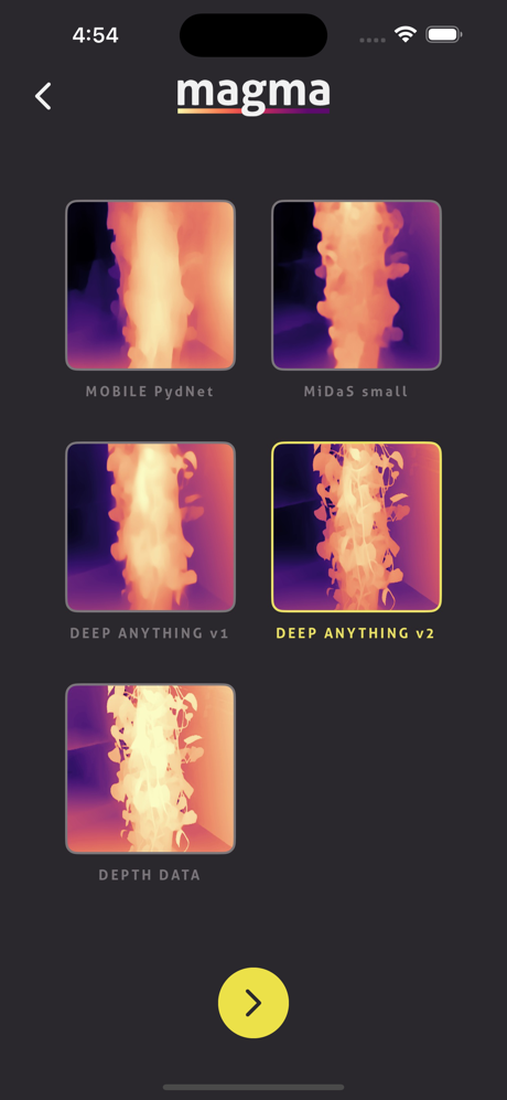 Depthmap 估計 - Magma screenshot 1