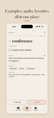 LockVocab - Lock Screen Words Screenshot 2 of 5