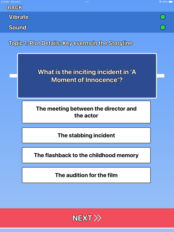Screenshot #5 pour A Moment of Innocence Trivia