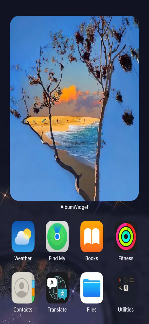 Screenshot #2 pour Album Widget - Photos