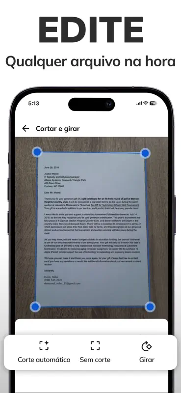 Scanner PDF: escaneie e assine screenshot 4 of 8