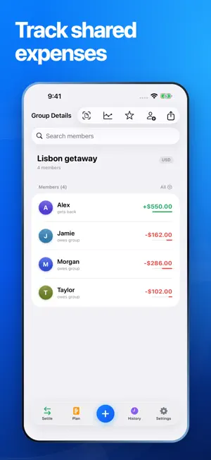 Tab Tally - Split Group Bills screenshot 1