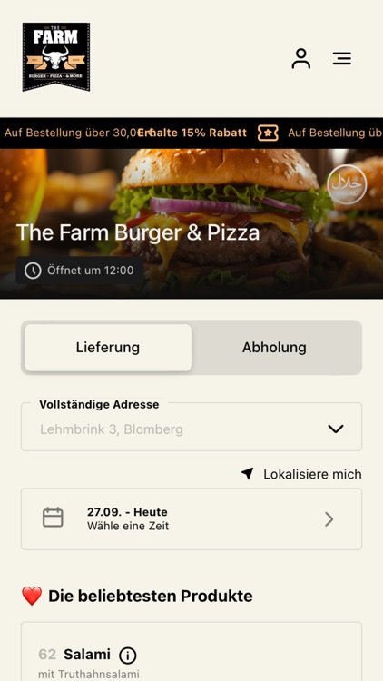 The Farm Burger & Pizza