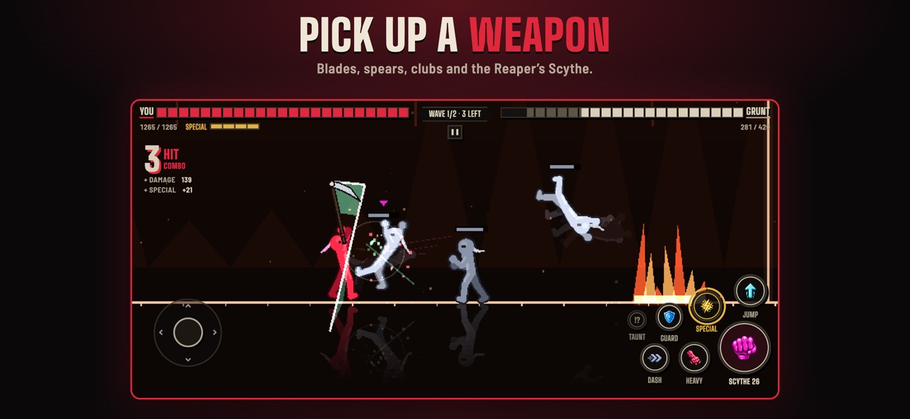 Screenshot 3 of Bone Yard: Stickman Fighter