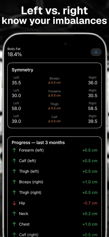 Körpermaße Pro screenshot 4 of 6