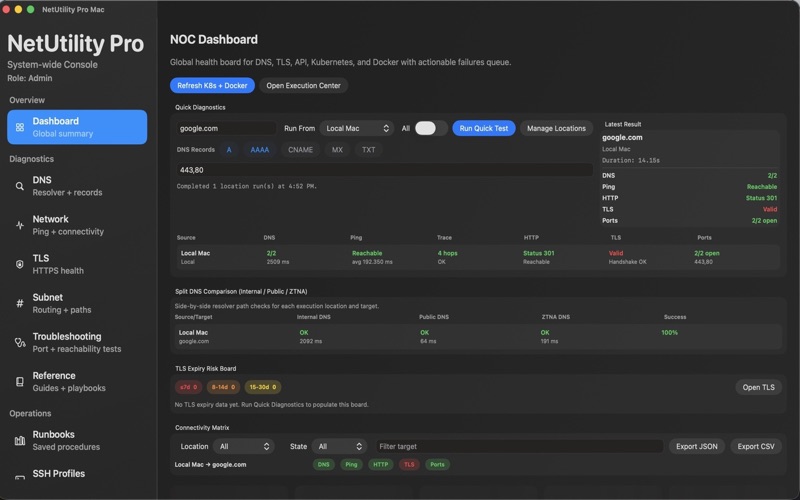 NetUtility Pro Tools screenshot