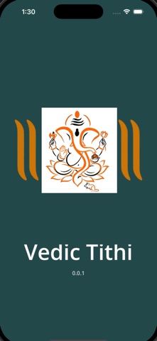 Vedic Tithi - Hindu Calendar iPhone screenshot