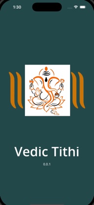 Vedic Tithi - Hindu Calendar screenshot 1
