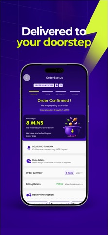 inMinutes: Fresh Food Delivery iPhone screenshot 4