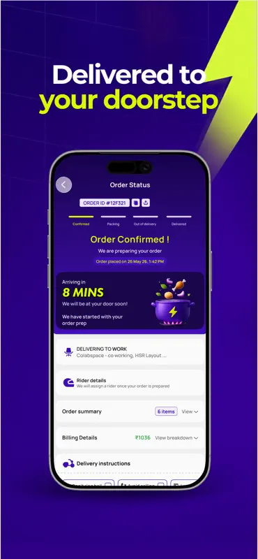 inMinutes: Fresh Food Delivery screenshot 4 of 4
