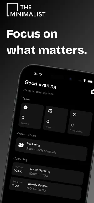 Minimalist: Productivity screenshot 1