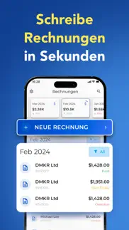 rechnung schreiben invoice fly iphone bildschirmfoto 4