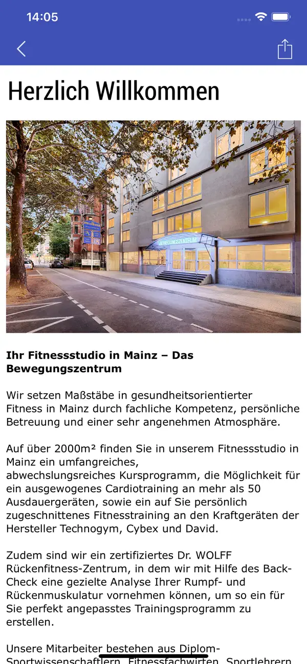 Screenshot #3 pour Bewegungszentrum Mainz