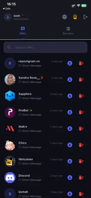 CleanCord - Delete Messages screenshot 1
