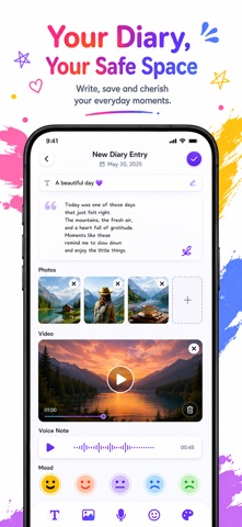 Moodnotes: Photo & Video Diary Screenshot 1 of 10