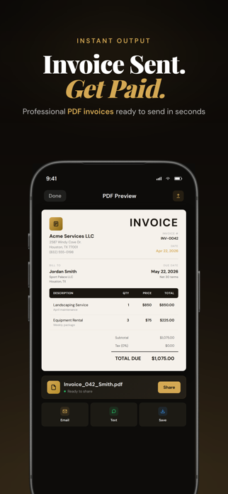 Invoice Maker & Quotes Screenshot 1 of 4
