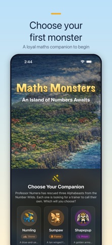 Maths Monsters iPhone screenshot