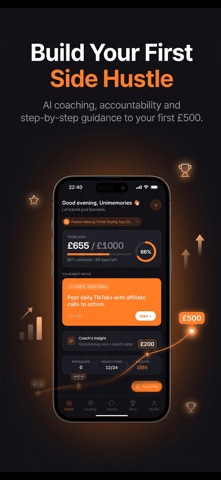 Side Hustle AI: Business Coach iPhone screenshot