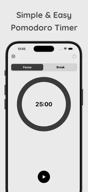 Pomodoro Timer – Focus & Done screenshot 1