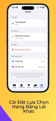 GPLX 600 Questions 2026 - Vietnam Driving License App App Store screenshot 10