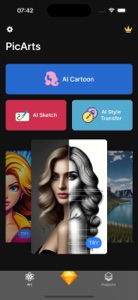 PicArts-AI Arts Generator screenshot #4 for iPhone