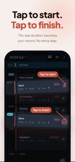 Timlin: Time Blocking&Tracking screenshot 3