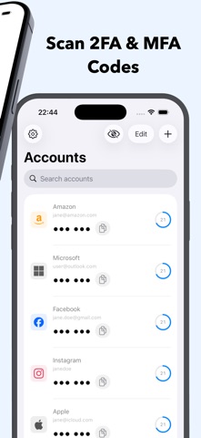 Authenticator 2FA MFA Screenshot 3 of 5