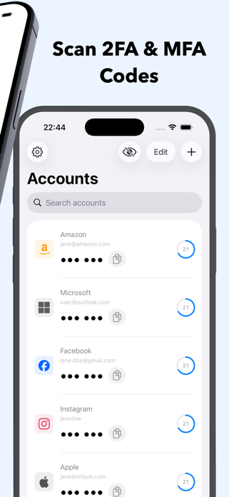 Authenticator 2FA MFA Screenshot 3 of 5