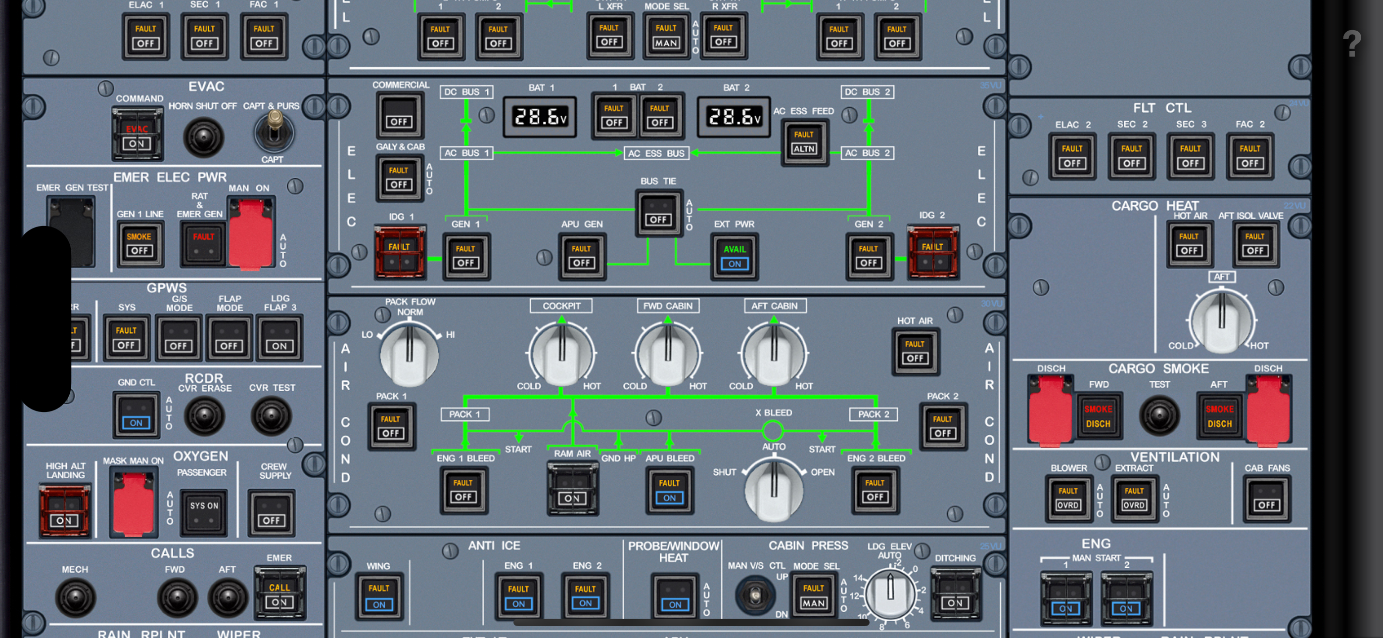 Acron A320 Cockpit Fam. screenshot 7