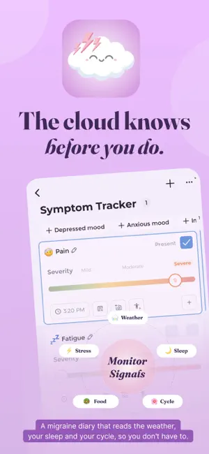 Migraine Tracker Diary screenshot 1