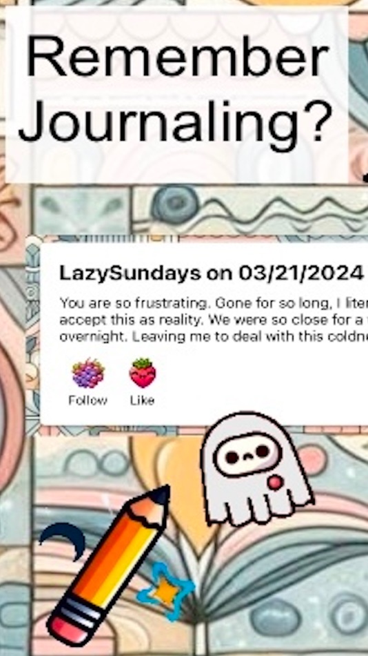 #1. Shared Secrets - journaling (iOS) Ved: Teejeigh LLC