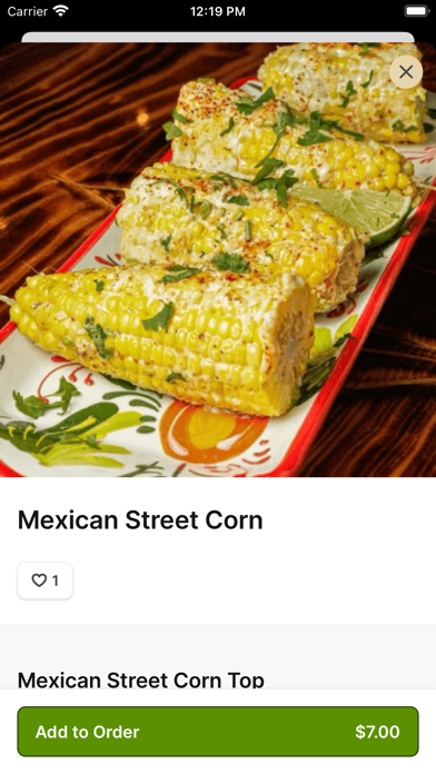 El Mezcal Mexican Restaurant iPhone screenshot 3 - Food & Drink app