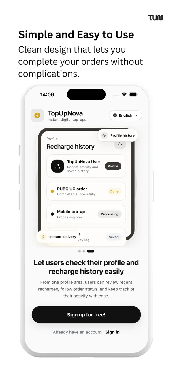 Screenshot #2 pour TopUpNova